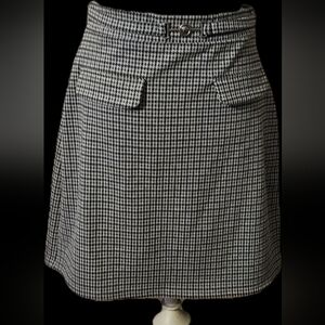 NWOT Primark Houndstooth A Line Skirt